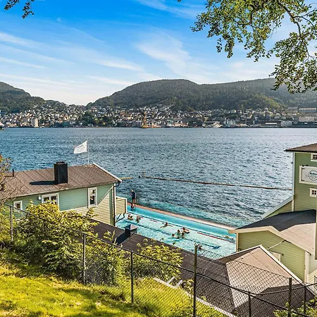 Dinbnb L 250m To Bryggen I Rooftop I Spacious Luxury Apartmán *